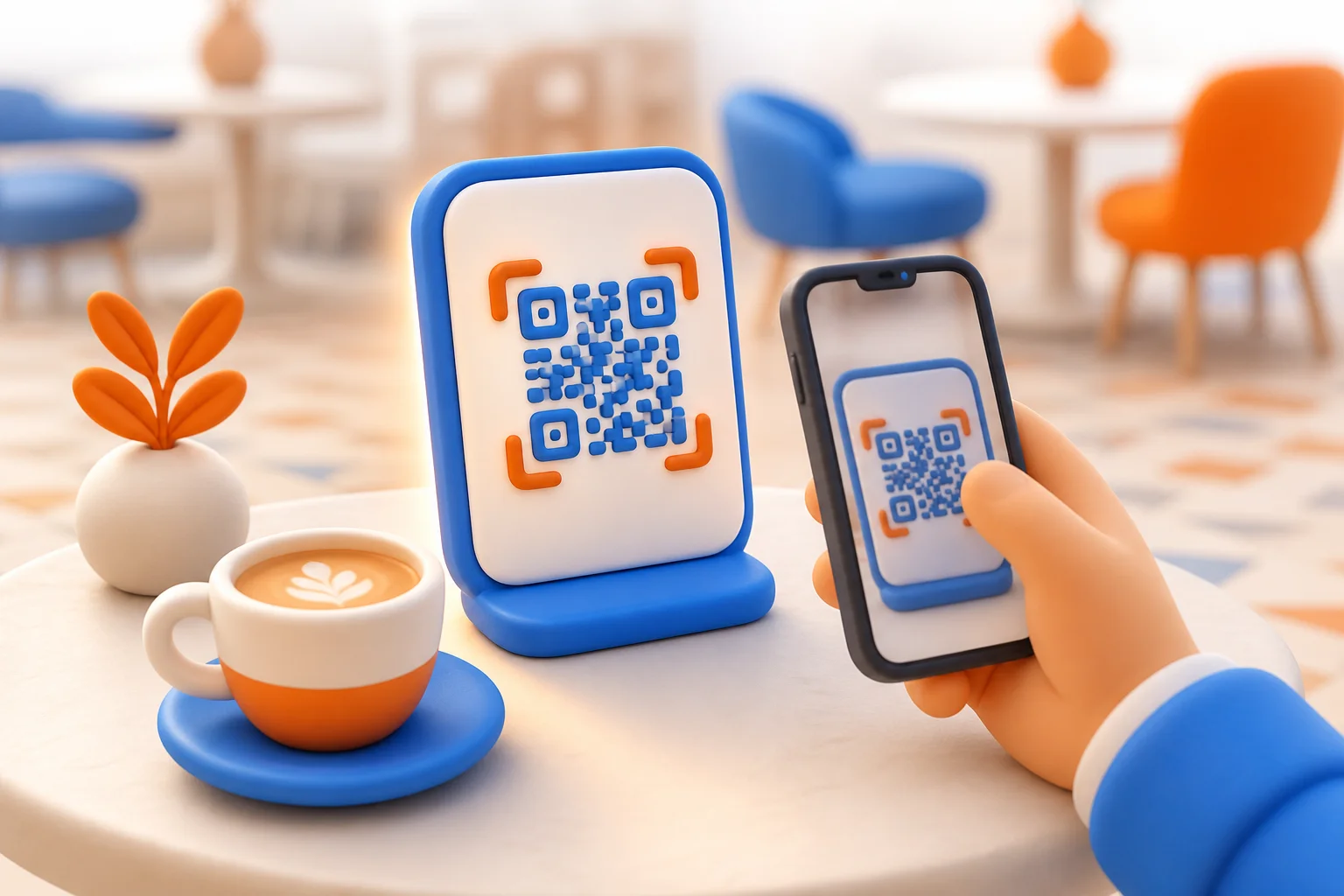جایگذاری QR منو روی میز: راهنمای عملی سالن