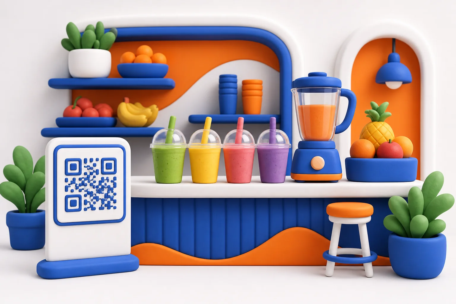 راهاندازی سفارش QR برای آبمیوهفروشی