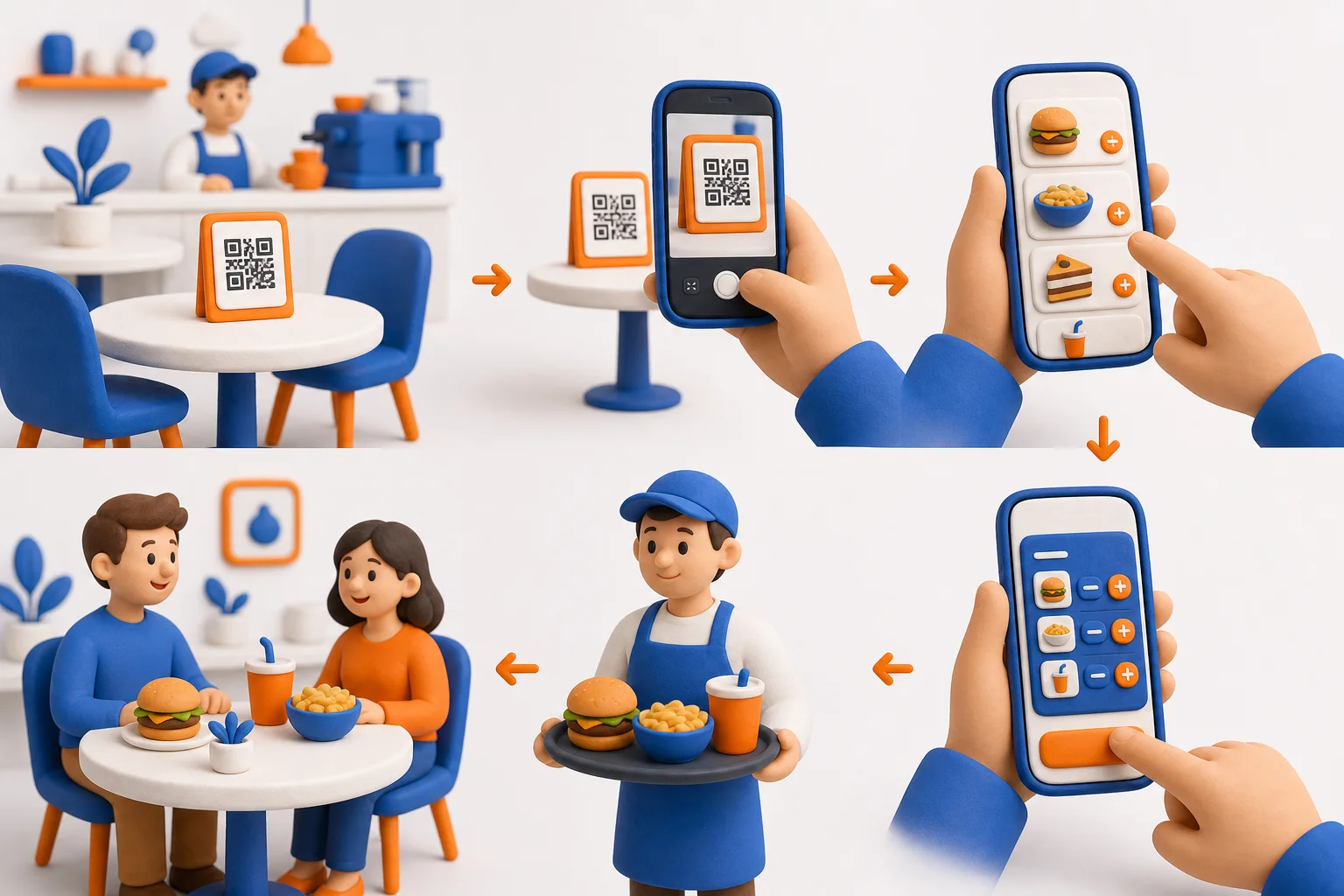 شمارهگذاری میز در سفارش QR: کاهش خطای تحویل
